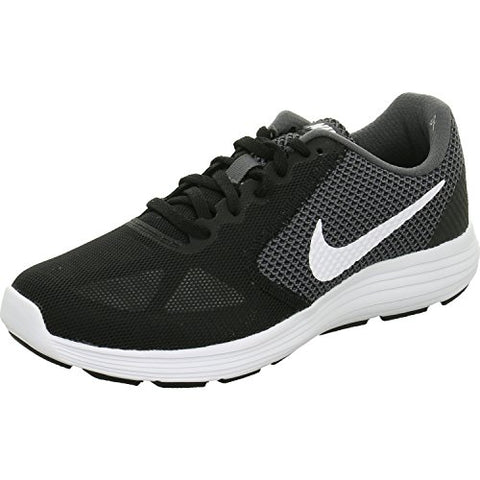 Image of Nike Women's Revolution 3 Dark Grey/White-Black Running Shoes-6 UK (8 US) (819302)