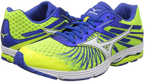 Image of Mizuno Men Wave Sayonara 4 Yellow Running Shoes-6 UK/India (39 EU) (J1GC163001)