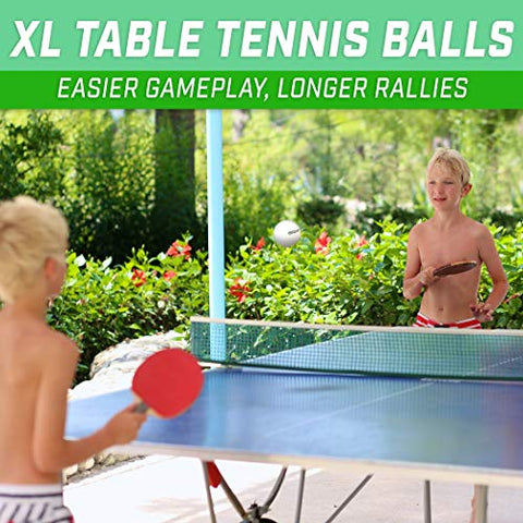 Image of GoSports 55mm XL Table Tennis Balls 12 Pack - Jumbo Table Tennis Balls for Training or Other Toss Games, White