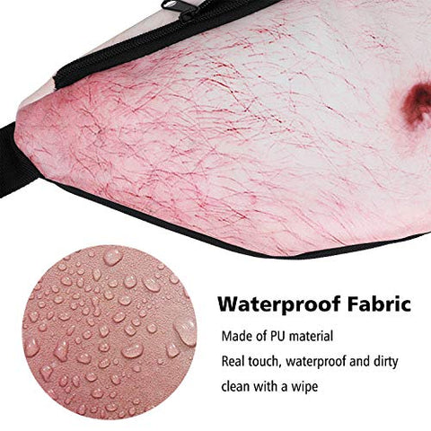 Image of Dad Funny Bag, Bag Gag Gift Dad Waist Bag Beer 3D Men Beer Belly Waist Packs with Adjustable Belt for White Elephant Exchange Christmas Gifts Xmas Birthday Party Halloween April Fools’ Day