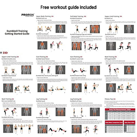 Image of PROIRON Neoprene Dumbbell Home Exercise for Ladies Kids Arm Hand Weights Pilates Dumbbells in 4kg Pair