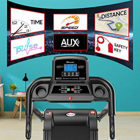 Image of PowerMax Fitness TDM-99 2HP (4HP Peak) Motorized Treadmill with Free Installation Assistance, Home Use & Automatic Programs