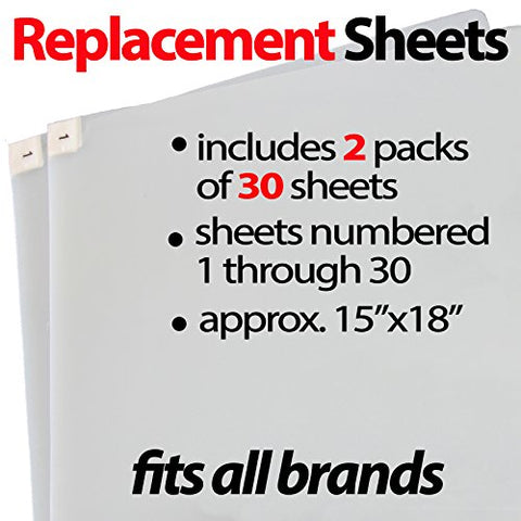 Image of Sticky Mat 60 Sheets, Fits All, by StepNGrip, Size 15x18