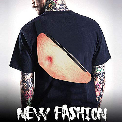 Image of Dad Funny Bag, Bag Gag Gift Dad Waist Bag Beer 3D Men Beer Belly Waist Packs with Adjustable Belt for White Elephant Exchange Christmas Gifts Xmas Birthday Party Halloween April Fools’ Day