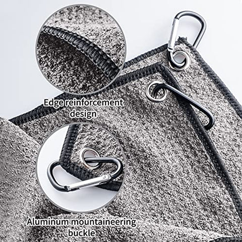 Image of Favritt Golf Towel for Golf Bag with Clip and Accessories Set Golf Cleaning Brush Golf Club Cleaner Golf Gift for Men ,Women, Children