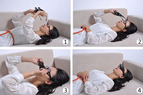 Image of House of Quirk Horizontal Lazy Glasses High Definition Prism Periscope