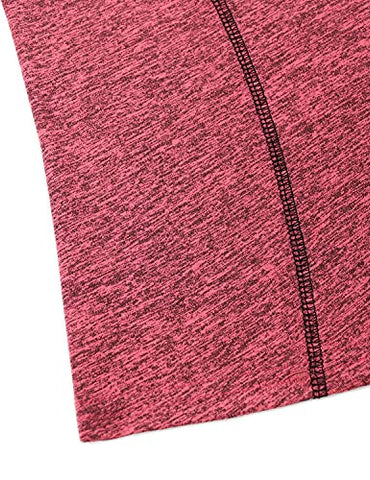Image of Fashion Tops for Women Dressy,Sports Workout Hiking Short Sleeve V Neck Active Shirts Soft Comfortable Tunics Training Weight Lifting Fitness Clothes Daily Leisure Wear Pink Large