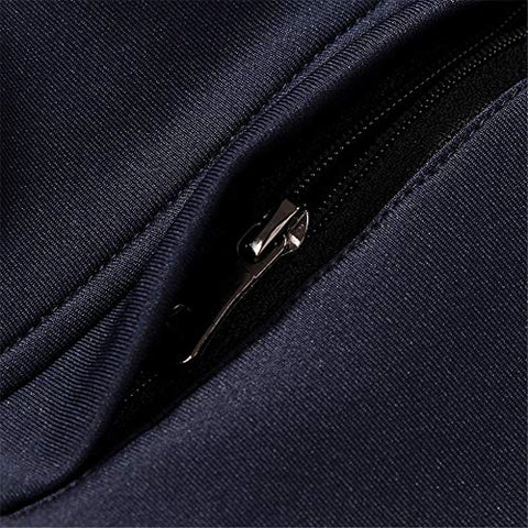 Image of INVACHI Mens 2 Pieces Athletic Full Zip Sports Sets Jacket & Pants Active Fitness Jogging Sweat Tracksuit Set