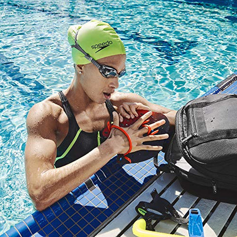 Image of Speedo Elastomeric Solid Silicone Swim Cap, Sport Neon, One Size
