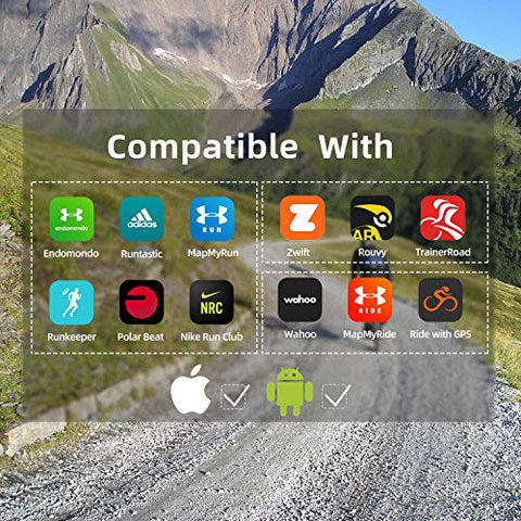 Image of CYCPLUS Heart Rate Monitor Armband Waterproof Heart Rate Sensor for Men and Women, Bluetooth/ANT+