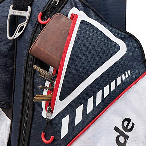Image of TaylorMade 2019 Golf Select Cart Bag, Navy/Red/White