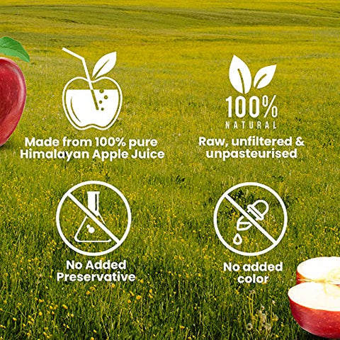 Image of Dabur Himalayan Apple Cider Vinegar with Mother of Vinegar | Raw , Unfiltered , Unpasteurized - 500 ml