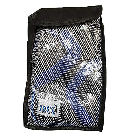 Image of JetFire Ibex College Men's Wicket Keeping Gloves and Inner Gloves Combo (Blue)