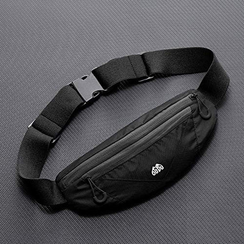 Image of Fanny Packs for Men & Women Cute, Running Belt Waist Pack Bag for with Adjustable Strap Travel Sports - Black