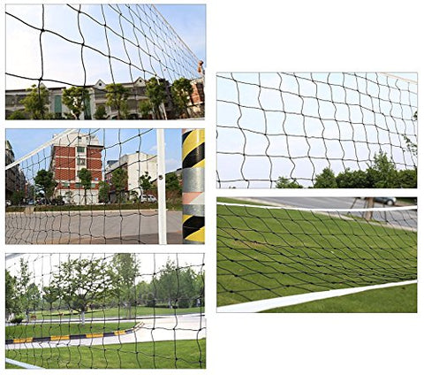 Image of Boshen 32x3FT Standard Volleyball Net with Steel Cable Replacement Netting System