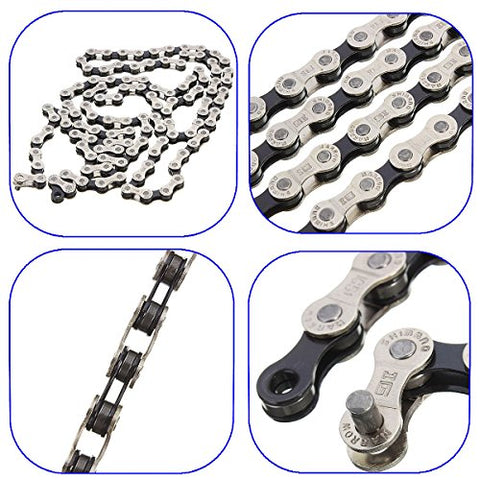Image of Schrodinger15 50054 Tool with Shimano IG51 Steel Bicycle Chain 7/8 Speed 116 Links Narrow