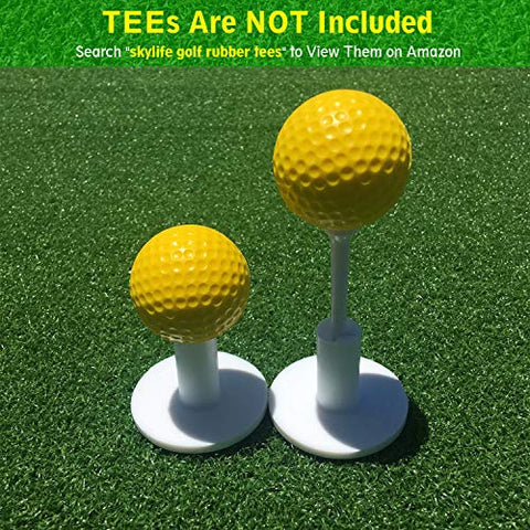 Image of Skylife Golf Practice Balls 12 Count, Soft Golf Foam Balls for Indoor Outdoor Backyard Training (Yellow 12pcs)