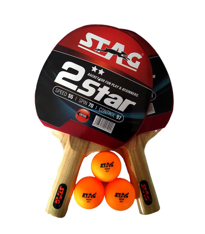 Image of Stag 2 Star Table Tennis Kit