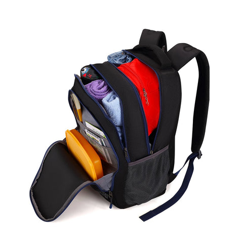 Image of American Tourister 32 Ltrs Black Casual Backpack (AMT Fizz SCH Bag 03 - Black)