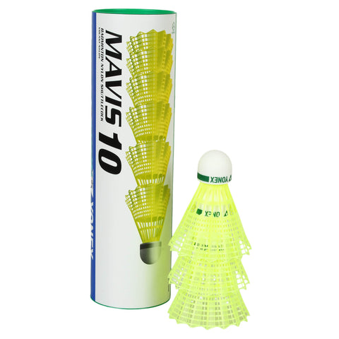 Image of Yonex Mavis 10 Shuttle Cock (Yellow) - Green Cap