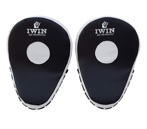 Image of IWIN Boxing, Karate Black Focus Pads Curved 1 Pair