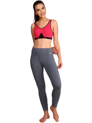 Image of Jockey Women's Cotton Active Bra (1375-0105-Ruby_Ruby_XX-Large)