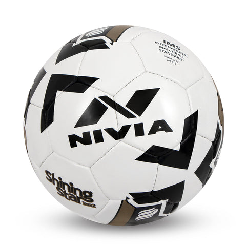 Image of Nivia Shining Star-2022 Football, Size 5 (White)