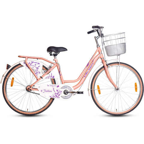 Image of Hero Fashion 26T Single Speed Cycle (Peach)
