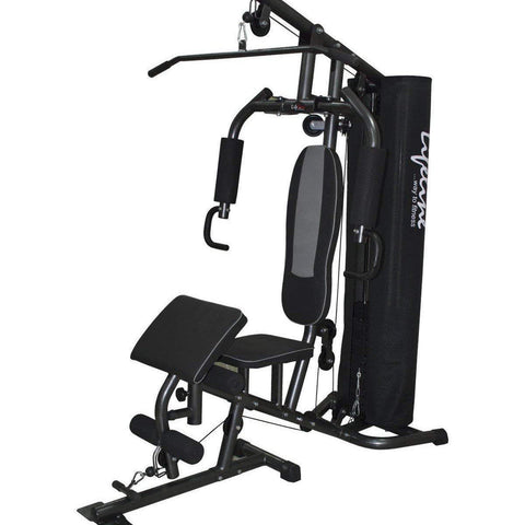 Image of Lifeline Home Gym Setup Deluxe 005 For Workout At Home Bundles With Chest Expander, Skipping Rope and Gym Curve Bench 5501A || Available on EMI-IMFIT
