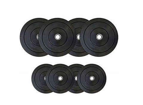 Image of Best Quality Rubber Weight Plates 28mm For Home Gym Exercise (set of 2)