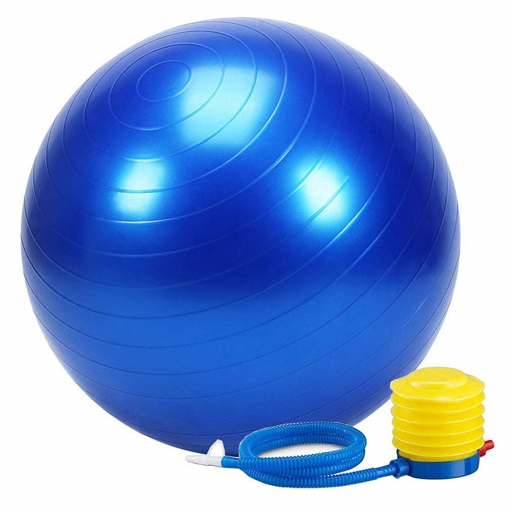 Heavy Duty Anti Burst Exercise Yoga/Gym Ball For Home/Gym (55cm , 65cm , 75cm , 85cm , 95cm)