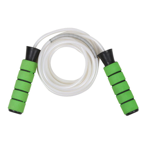 Image of Myspoga 6 Feet 916 Skipping Rope For Workout | Plastic Rubber Coated Handle With Solid Mech Ball Bearing