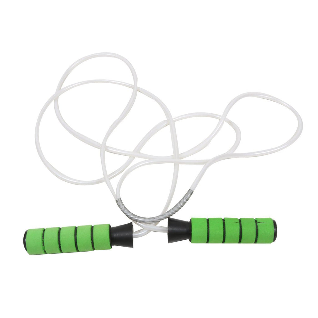 Myspoga 6 Feet 916 Skipping Rope For Workout | Plastic Rubber Coated Handle With Solid Mech Ball Bearing