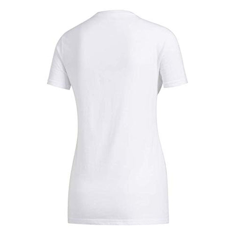 Image of adidas womens Floral Tee White Small