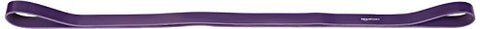 Image of AmazonBasics Resistance and Pull up Band for Chin Ups, Pull Ups and Stretching (Resistance 18.1 Kg to 36.3 Kg), 1.25" wide, rubber, purple