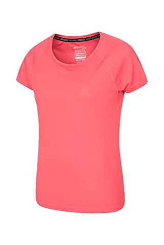 Image of Mountain Warehouse Endurance Womens T-Shirt - Ladies Top, Coral (Plain), 20