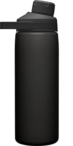 Image of CamelBak Chute Mag Water Bottle 20oz, Insulated Stainless Steel, Black (600ml)