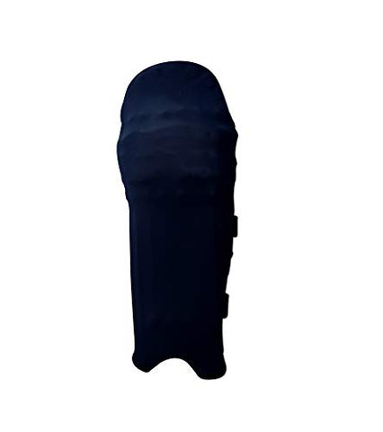 Image of Setia International Elasticized-fabric Cricket Leg Guard/Pad Coloured Skin Cover (Navy Blue)