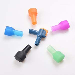 Image of AXEN On-Off Bite Valve with 5 Color Mouthpieces, Pack of 6
