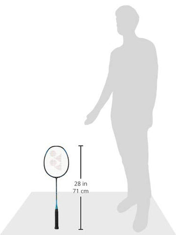 Image of YONEX Voltric 0.7 DG Slim Tri Voltage System Graphite Badminton Racquet (Navy Blue , 35 Lbs Tension, Slim Shaft)