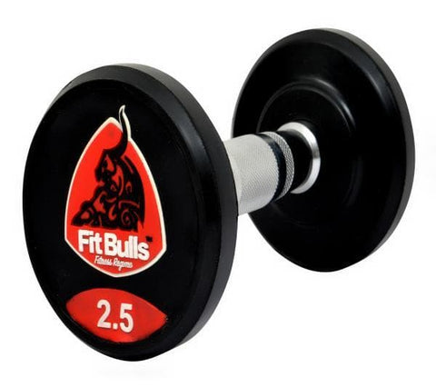 Fitbulls Bouncer Dumbbell With Rubber Coated Set Of 2