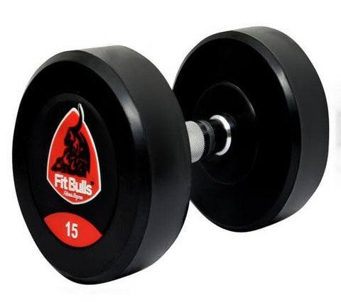 Image of Fitbulls Bouncer Dumbbell With Rubber Coated (Set Of 2)