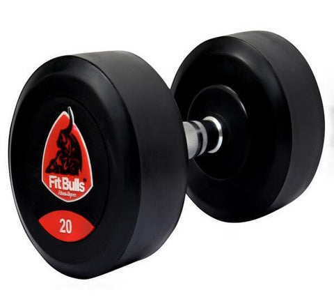 Image of Fitbulls Bouncer Dumbbell With Rubber Coated (Set Of 2)