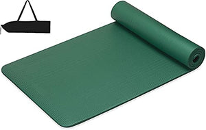 OJS® Antiskid Yoga Mat For Men And Women For All Purpose Exercise (Indoor And Outdoor) Eva Material 6MM With Carry Bag to Carry Anywhere (ARMY GREEN)
