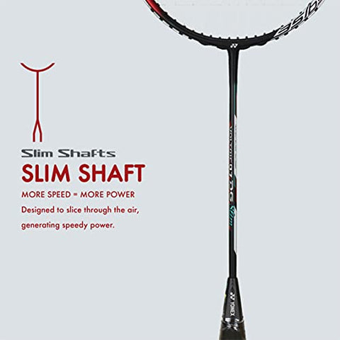 Image of YONEX Voltric 0.7 DG Slim Tri Voltage System Graphite Badminton Racquet (Navy Blue , 35 Lbs Tension, Slim Shaft)
