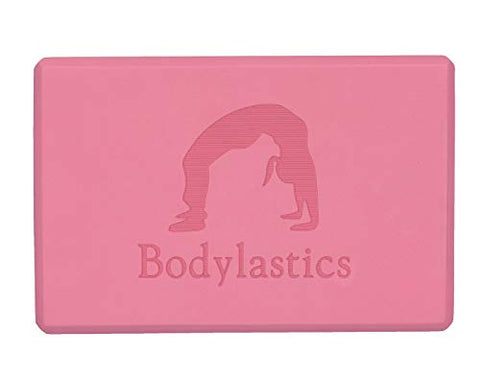 Image of Bodylastics Yoga Blocks High Density EVA Foam Non-Slip Workout Bricks to Improve Poses Balance Flexibility Support Strength Training Exercise