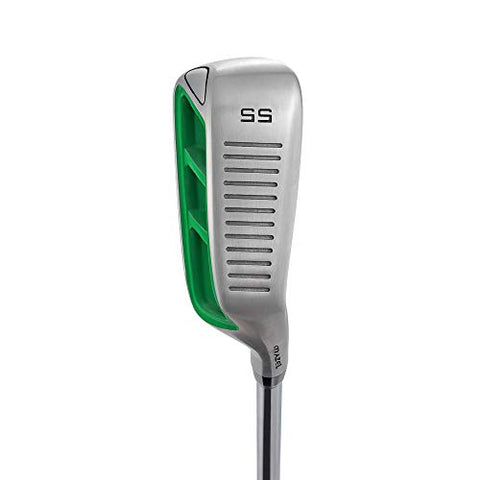 Image of MAZEL Golf Pitching & Chipper Wedge,Right Handed,35,45,55 Degree Available for Men & Women (Right, Stainless Steel (Green Head), S, 55)