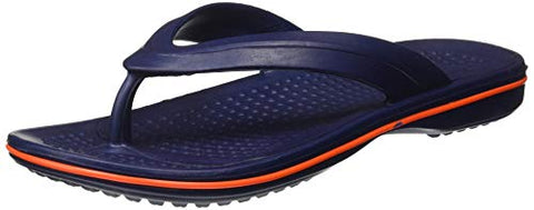 Image of PARAGON Men's Paralite Navy Blue-Orange Flip-Flops-10 UK