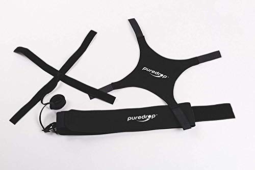 Puredrop Volleyball Training Equipment Aid Great Trainer for Solo Practice of Serving Tosses and arm Swings Returns The Ball After Every Swing Adjustable Cord and Waist Length fits Any Volleyball