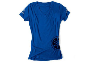 Factory Effex Women's 'YAMAHA' T-Shirt (Royal Blue, X-Large)